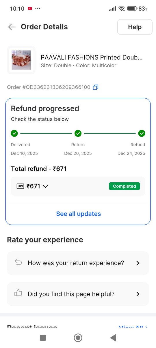 Counterandhbhkt's tweet photo. @flipkartsupport 
@Flipkart 
1
I have faced 2 problems recently while ordering on Flipkart
1️⃣ I ordered a blanket on Flipkart but received a completely different item. I requested for return but no delivery agent picked up the item but https://t.co/PgFVNtazhk