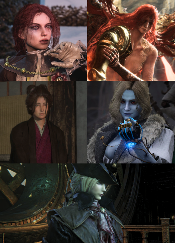 MrMordicai's tweet image. My top 5 prettiest souls-like characters