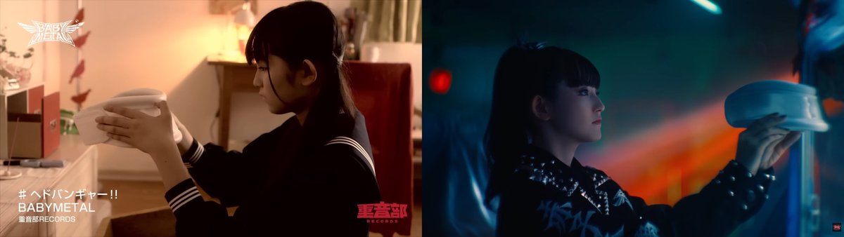 Good thing I have dual screen monitors, this image right here serves its purpose! 🦊🦊🦊 #BABYMETAL