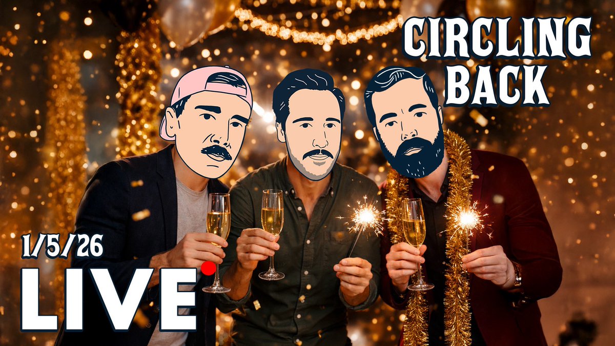 circlingbackpod's tweet image. We’re back with Dave, Will, and Randy. The rundown is loaded. Hop in at 11. 

youtube.com/live/Obt__kSoS…