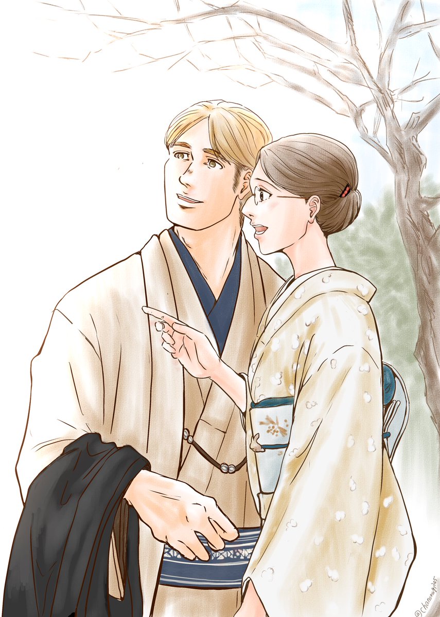 なかなか腰据えてお絵描きする時間ないので昔のお正月モブハンちょっと修正したよ