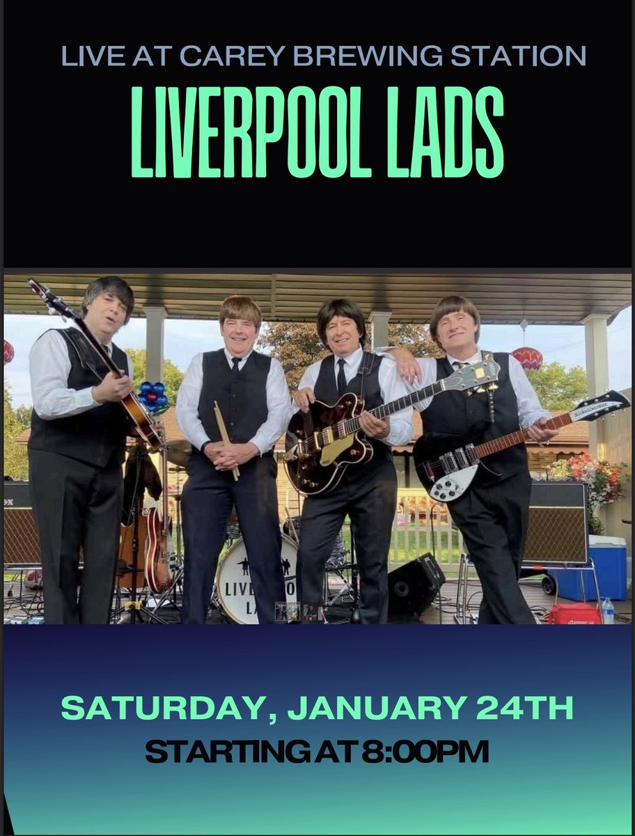 Here are some upcoming events in the Taproom!
We want to highlight the 1st Sunday Brunch of 2026 from 11-3.
Also, The Dueling Pianos Show Saturday January 17, and The Liverpool Lads Show, we will be accepting Table reservations. Reach out via Derek @ (419) 348-1896. Cheers 🍻