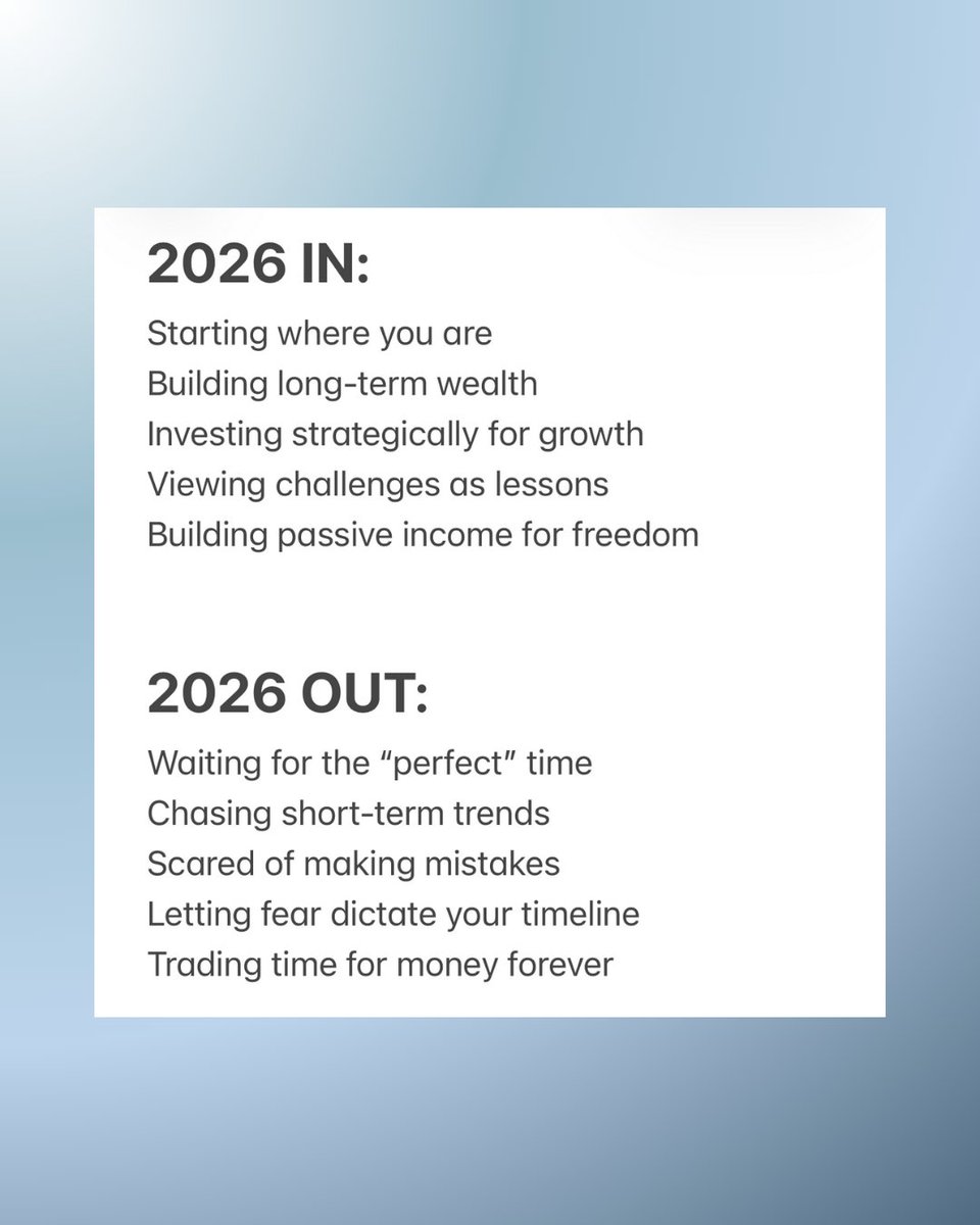 2026 is the year of momentum.

The year you stop sitting on the sidelines and start showing up for your future. Every deal, every lesson, every small step gets you closer to the life,  and the financial freedom, you’ve been working toward.

How will you show up for your future