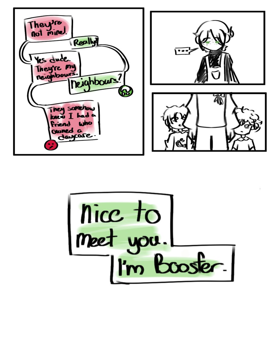 Amiislave's tweet image. Small comic

#kieranddevfanart #boosferfanart #wolfeeifanart
