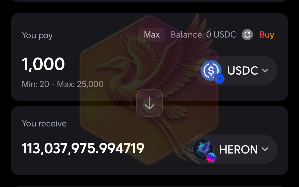 $HERON IS OFFICIALLY LISTED ON <a href="/LibertySwapFi/">Liberty Swap⚡️Bridge2Pulse™️Privacy and Freedom</a> 

You can now buy HERON through LibertySwap from any chain, making access easier, faster, and fully cross-chain. 
More liquidity. More reach. More momentum.

libertyswap.finance/heron