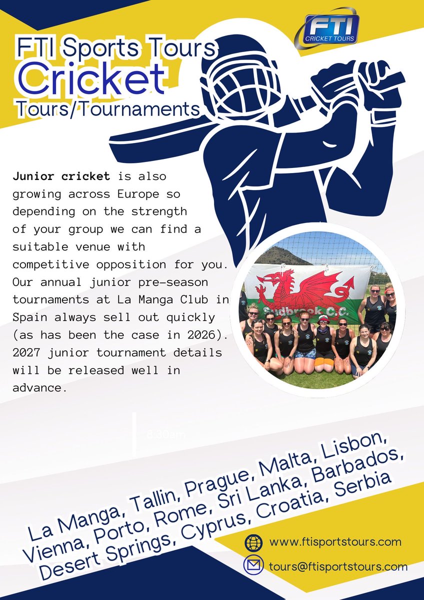 FTI Cricket Tours tweet media