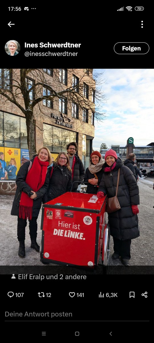 2 Parteien verteilen Hilfe. Eine Partei hilft, ohne fettes Parteilogo und Wahlwerbung. 🤗💙