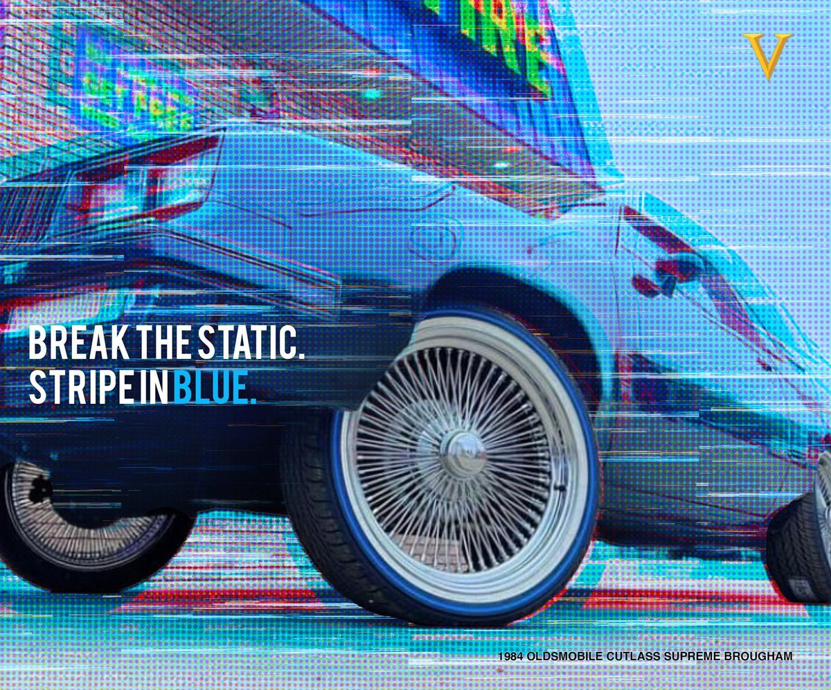 voguetyres's tweet photo. Break the static. Let the blue stripes do the talking. 💙 #BlueStripes #VogueTyres #Vogues #Vogue https://t.co/546x7wVBLz