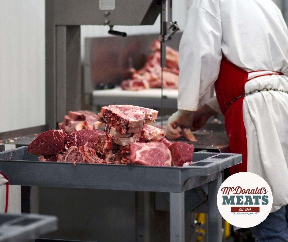 January is National Meat Month! Celebrate with our premium locally raised steaks – hand-cut daily. Stop by today! 🥩