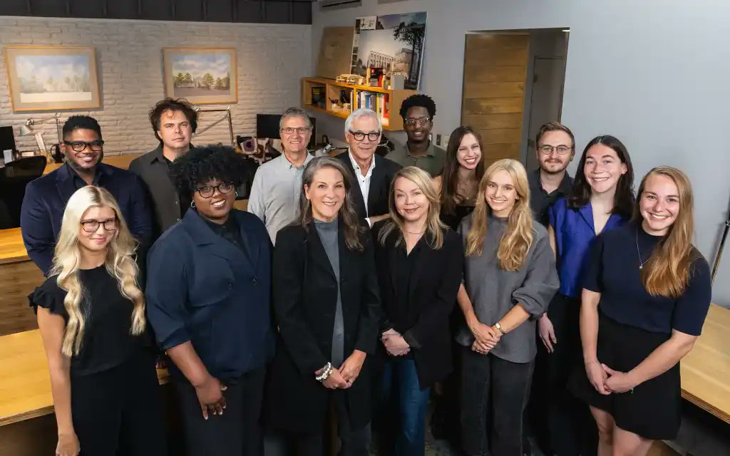 architectmag's tweet photo. Duvall Decker wins the 2026 AIA Architecture Firm Award 🎉
A powerful model of design + advocacy, proving architecture can repair, empower, and inspire.

“A physical expression of civic responsibility.” — Carol Ross Barney, FAIA

Read more 👉 https://t.co/h4AImhyEss

#AIA #Architecture #DesignForGood #CommunityDesign #PublicArchitecture #AIA2026 🏛️💡