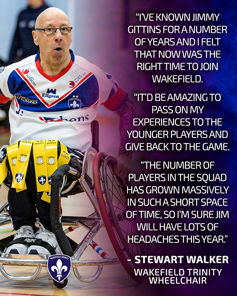 💬 World Cup winner Stewart Walker discusses his move to Wakefield Trinity Wheelchair!

#UpTheTrin