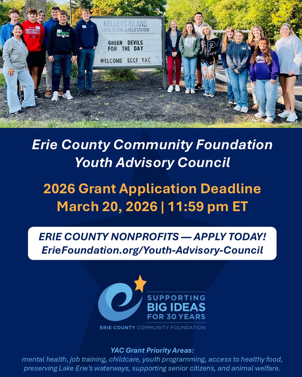 Erie County Community Foundation tweet media