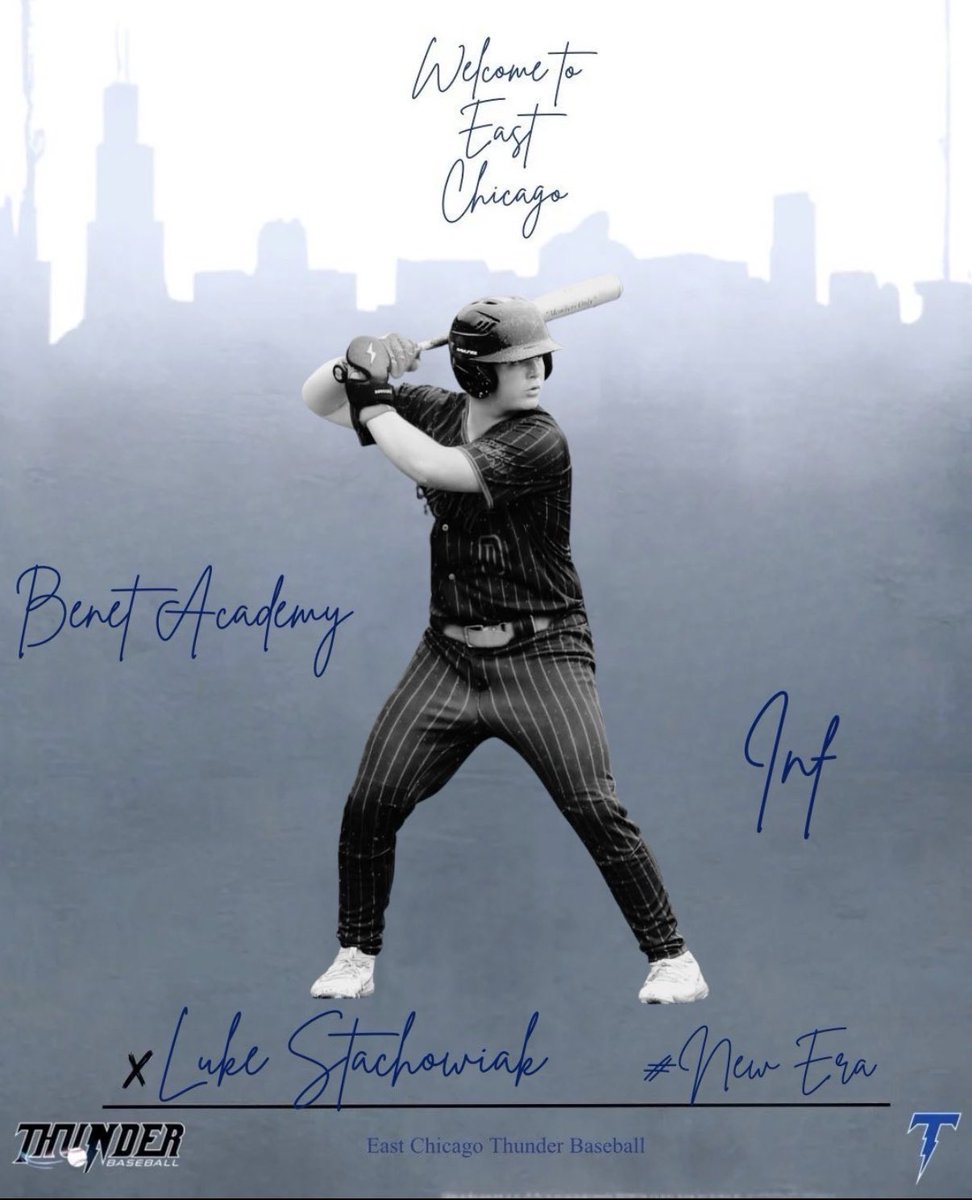 EChicagoThunder's tweet image. OFFICIAL: East Chicago Thunder Signing⚡

The East Chicago Thunder announce the signing of INF Luke Stachowiak. 

Luke was a key piece of Benet Academy’s state title run in 2025 and is currently in the transfer portal. Luke will make his debut this summer in East Chicago for the…