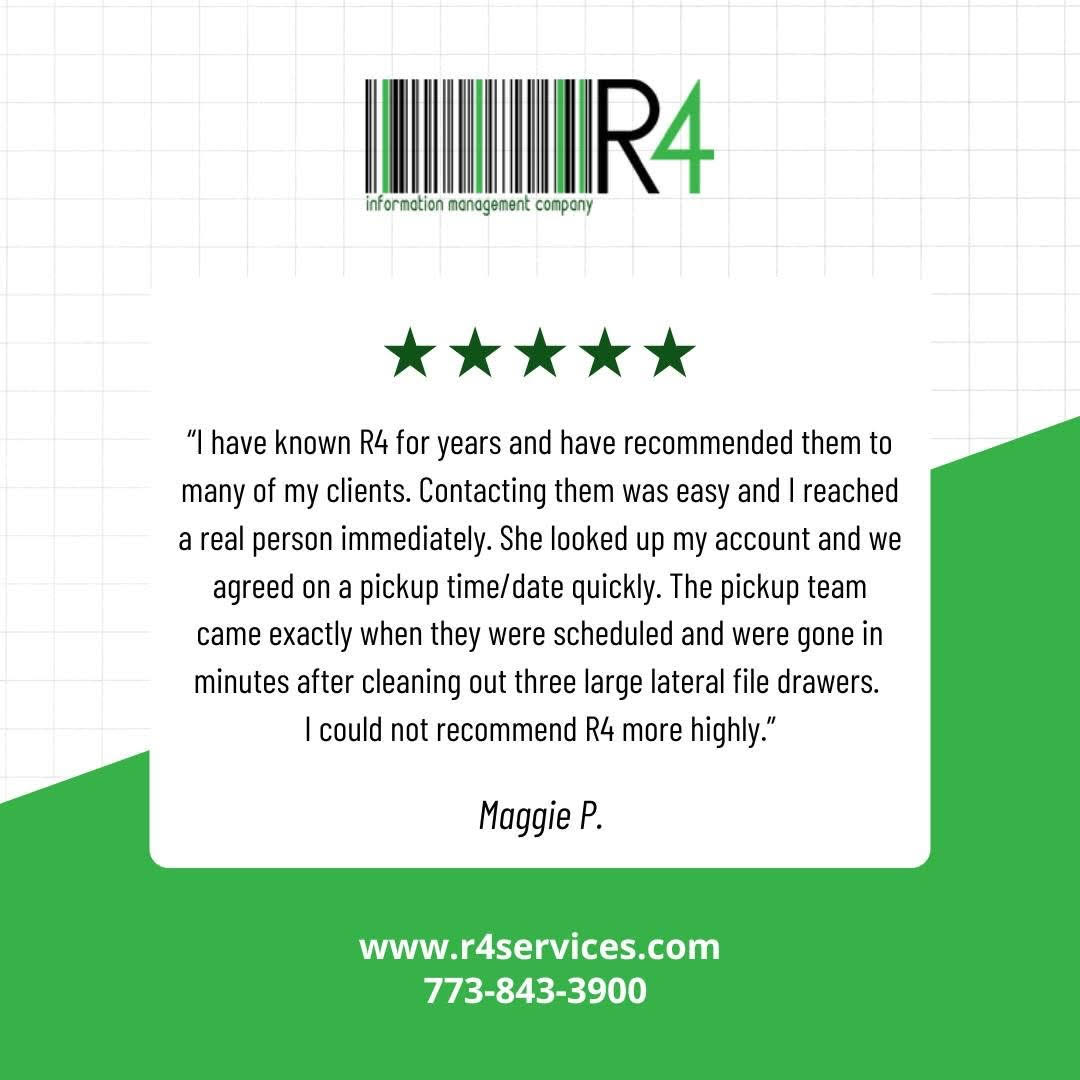 R4Services's tweet photo. Fast, reliable, and easy to work with. Whether it’s a scheduled pickup or a last-minute request, our team gets the job done on time, every time.

Schedule your next pickup with R4. https://t.co/mKJLlrRvRh
#R4Services #RecordsManagement https://t.co/M6GxM4BTFL