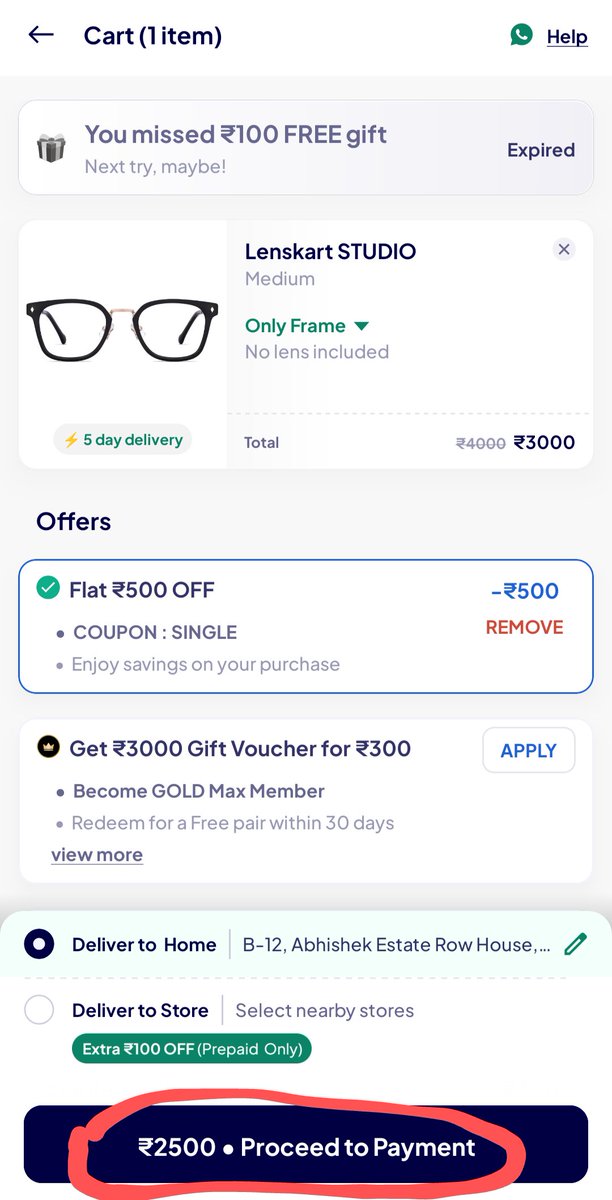 sohamshah9's tweet photo. This is a huge trap for customers who only want to buy Frame and not lenses. Also, the additional Fitting fee is a burden and  it only benefits Lenskart. The offer should be consumer centric. Plz address this issue.(2/2) @peyushbansal @Lenskart_com https://t.co/jvAoc1k5YV
