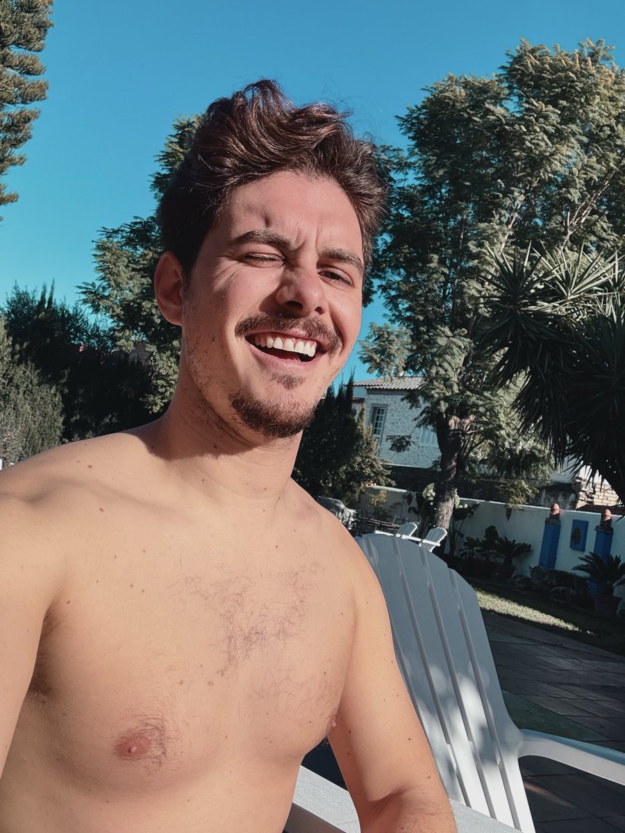 First beer topless selfie of the 2026 🎉🍺