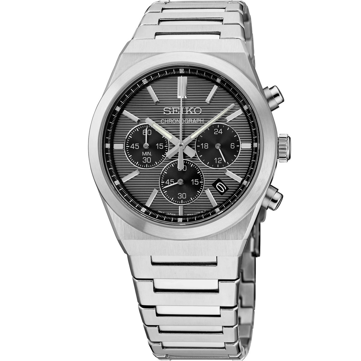 SEIKO ESSENTIALS CHRONOGRAPH GRAY DIAL WATCH
🚨¢5500
☎️0242375533
