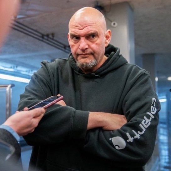 IanJaeger29's tweet photo. BREAKING: Senator John Fetterman calls out his fellow Democrats for refusing to congratulate the Trump Administration after the capture of Nicolas Maduro.

“Why, as a Democrat, can’t we just acknowledge it was successful?”

This guy has really grown on me. https://t.co/RceLTGKHUW