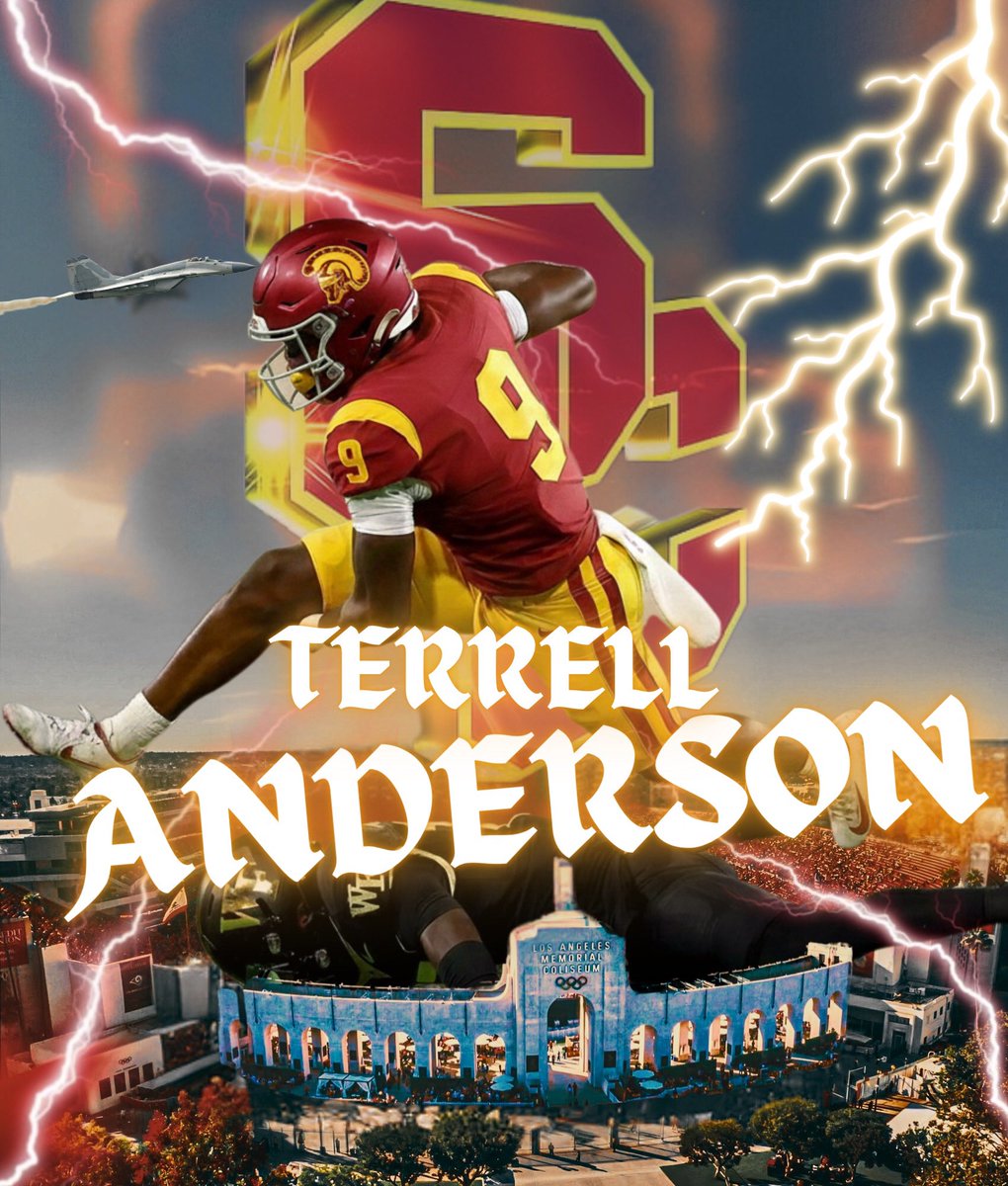 USC lands the #4 WR in the portal Terrell Anderson ✌🏻 BOOM!

#FightOn✌🏻