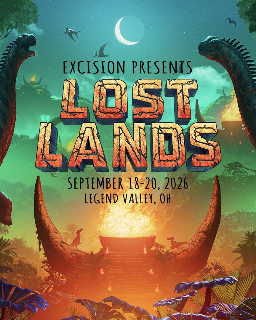 Festseasonmedia's tweet image. Excision pres. Lost Lands
Legend Valley, Ohio

September 18 - 20