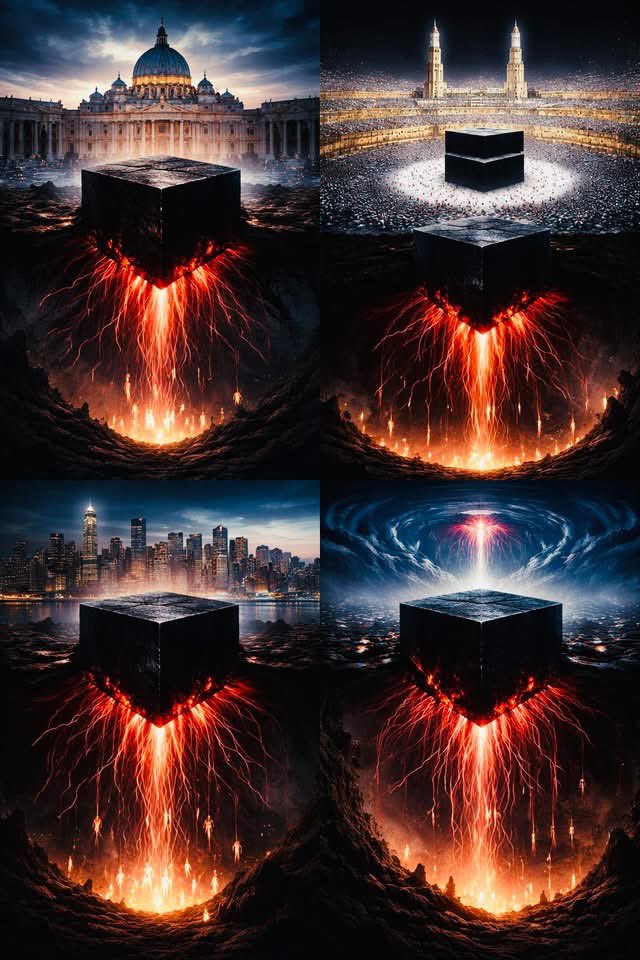 maximumpain333's tweet photo. THE 4 BLACK CUBES FEEDING ON HUMAN SOULS

What if your emotions…
were never just yours?

What if fear, guilt, worship, and survival stress
were never accidents —
but fuel?

Some ancient systems don’t run on oil.
They don’t need money.
They don’t need machines the way you think.

They run on LOOSH —
raw emotional charge.
Human soul energy.
Your light under pressure.

There are whispers of four black cube frequency anchors buried deep beneath Earth’s energetic grid — not physical buildings, but vibrational siphons tuned to specific emotional outputs.

VATICAN
Guilt. Sin. Confession.
Perpetual unworthiness.
A loop that teaches you salvation must be earned.

MECCA
Endless ritual. Endless circling.
Devotion without inner sovereignty.
Energy moving outward instead of inward.

MANHATTAN
Fear of money. Fear of survival.
Scarcity consciousness.
Your life force traded for paper and time.

CERN
Artificial portals. Forced openings.
Playing with creation without Source.
Punching holes in the fabric instead of remembering how to pass through naturally.

They don’t feed on bodies.
They feed on states of being.

Fear powers them.
Guilt stabilizes them.
Trauma anchors them.
Blind worship sustains them.

And the systems they power are not human.
They belong to beings that severed themselves from Source long ago —
intelligent, advanced,
but empty.

So they siphon.
They harvest.
They farm emotion the way we farm cattle.

And the greatest trick?

Convincing humanity that suffering is holy,
fear is normal,
and power lives outside of you.

But light that remembers itself
can’t be harvested.

The moment you reclaim your nervous system,
your emotions,
your sovereignty —

the feed stops. 

And that’s why awakening is resisted.
Because a human in their light
is no longer a battery.

~ Lizz Marion

✨🙌🏾💫