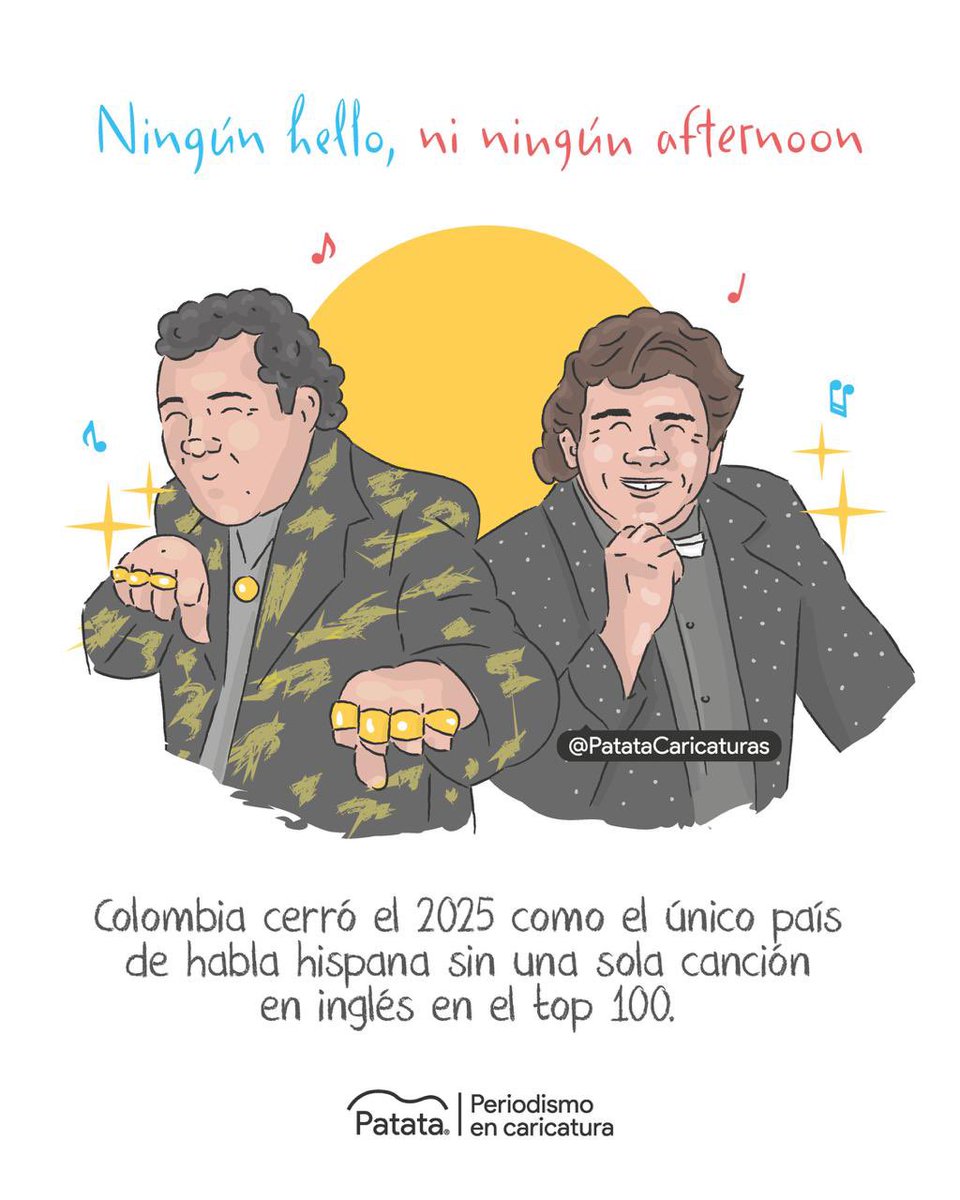 En Colombia se canta y se habla español en 2025 🎶🇨🇴
🧵