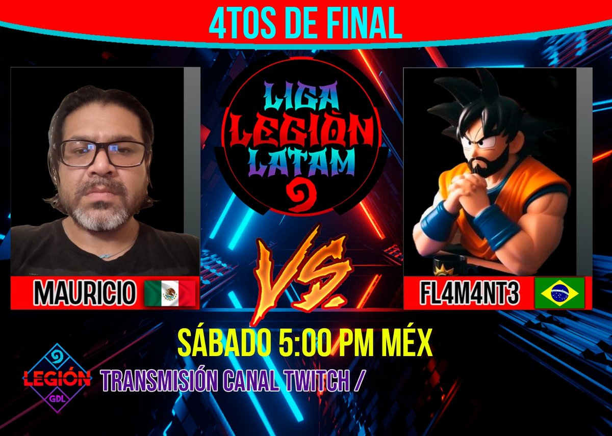 🔥 ¡Llegaron los Cuartos de Final! 🔥  
Los duelos más intensos están por comenzar, y tú no te los puedes perder.  
Sintonízanos en Twitch.tv y apoya a tu favorito en esta recta final del torneo.  

🏆 Recuerda: la gran final es este domingo.  
#HearthstoneLATAM