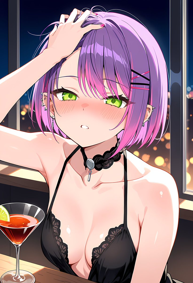 ARIA_AI_10's tweet photo. 常闇トワ Tokoyami Towa
「酔ってないってばぁ……。」
#AIイラスト
#AIart
#ホロライブ https://t.co/Xkg6fwqJon