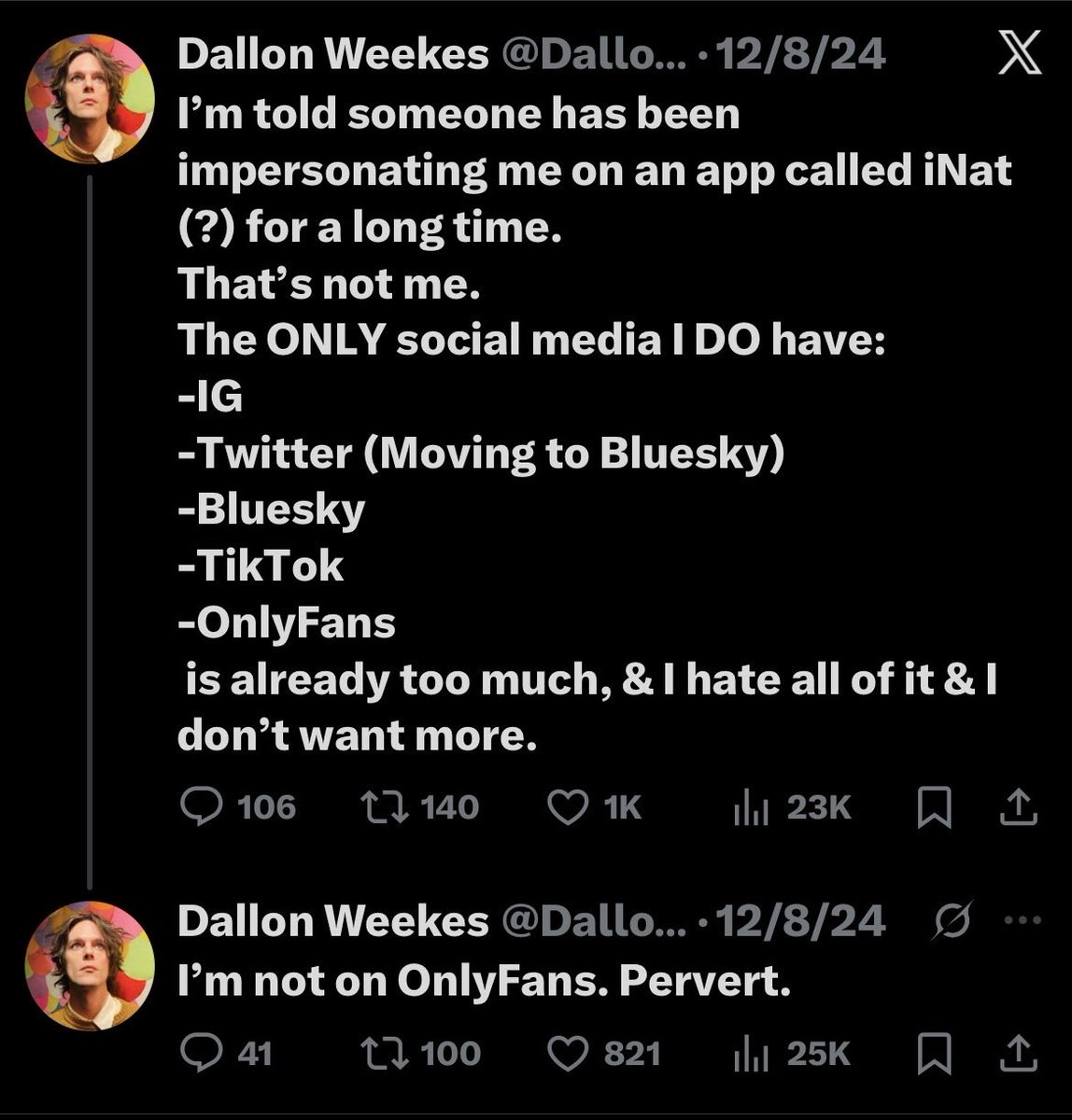 Dallon Weekes tweet media