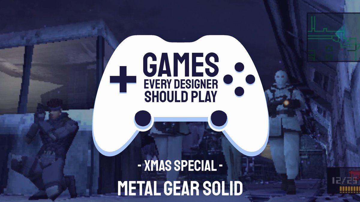 Did you catch our Metal Gear Solid Special on Games Every Designer Should Play?

We return to Shadow Moses to break down why it remains so influential — from iconic boss fights to fourth-wall breaks.

#GameDesign #MetalGearSolid #GamesEveryDesignerShouldPlay #Stealth
 #GameDev