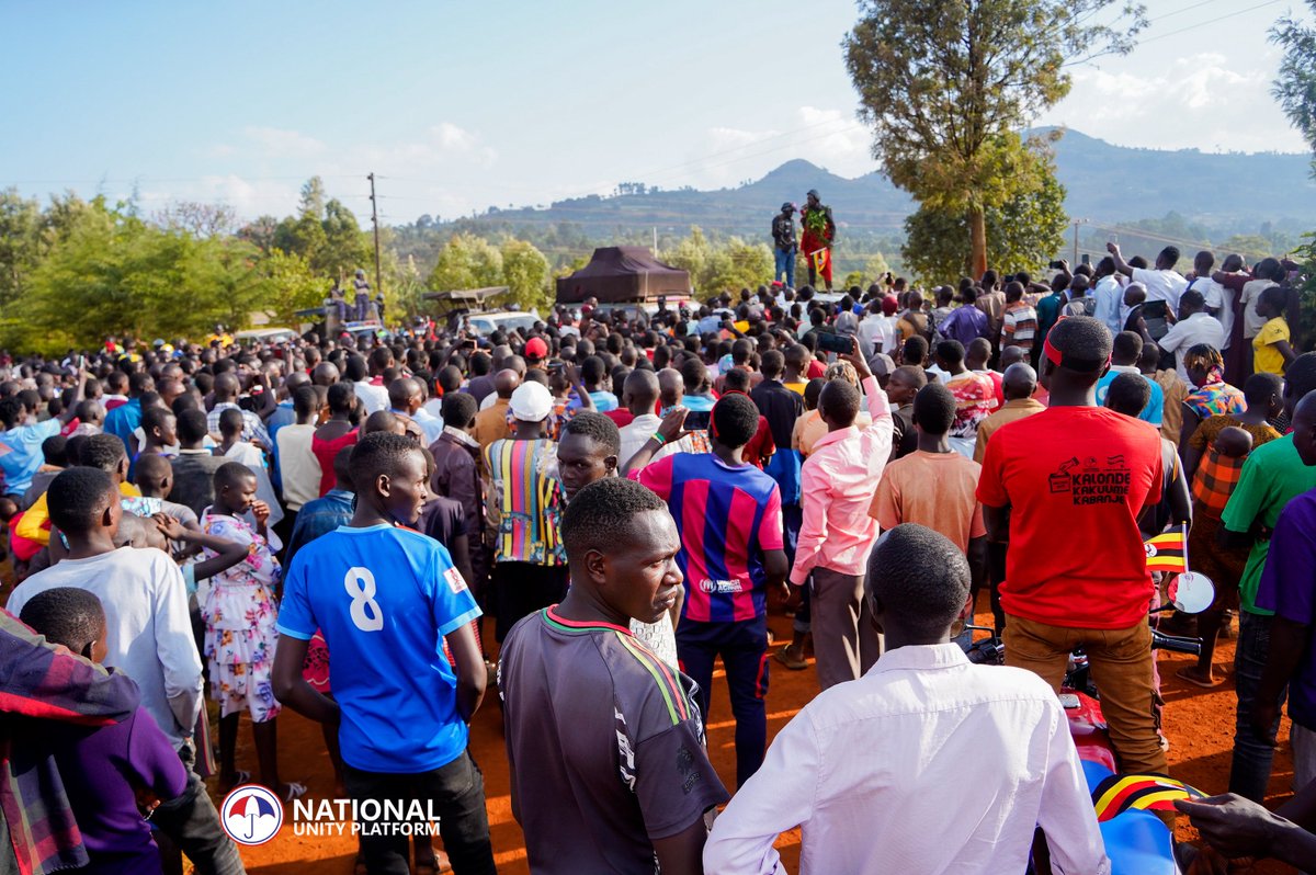 HEBobiwine's tweet image. Our message of freedom in Kween and Kapchorwa Districts was centered around talent promotion for the people of Sebei who are known for their hard work and success in athletics, the tourist sites and mineral wealth in Sebei which the @NUP_Ug government will ensure that it all…