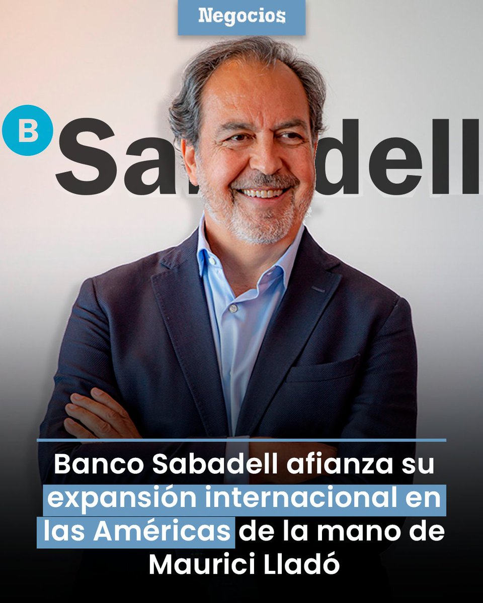 NEGOCIOSUS's tweet photo. “Miami ocupa un lugar clave dentro de la estrategia internacional de Banco Sabadell”, aseguró Maurici Lladó.

Más información en: https://t.co/2kXxVzvzTY https://t.co/WPd6jBE6Ps