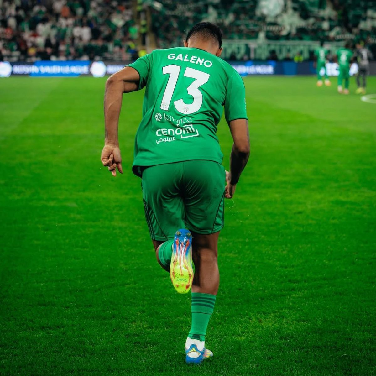 سوبر جالينو بمباراة النصر كان يمديه يطلع ب 5 مساهمات !🤯💚 
صنع هدف 
صنع 3 فرص محققة للتسجيل 
ضيع فرصة محققة 

ماشاءالله عليه ماشاءالله عليه الله يحفظه بس والله سوبر سوبر 💚🥶