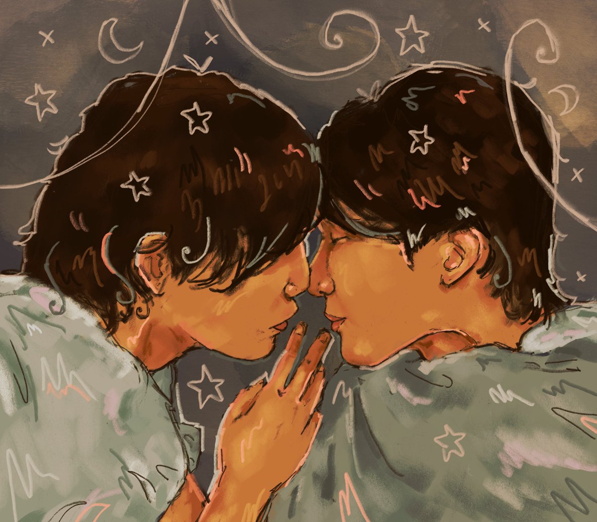 quiltedstardust's tweet image. tigerlynx 🐈‍⬛🐈⭐️

#firstkhaotung #catforcash