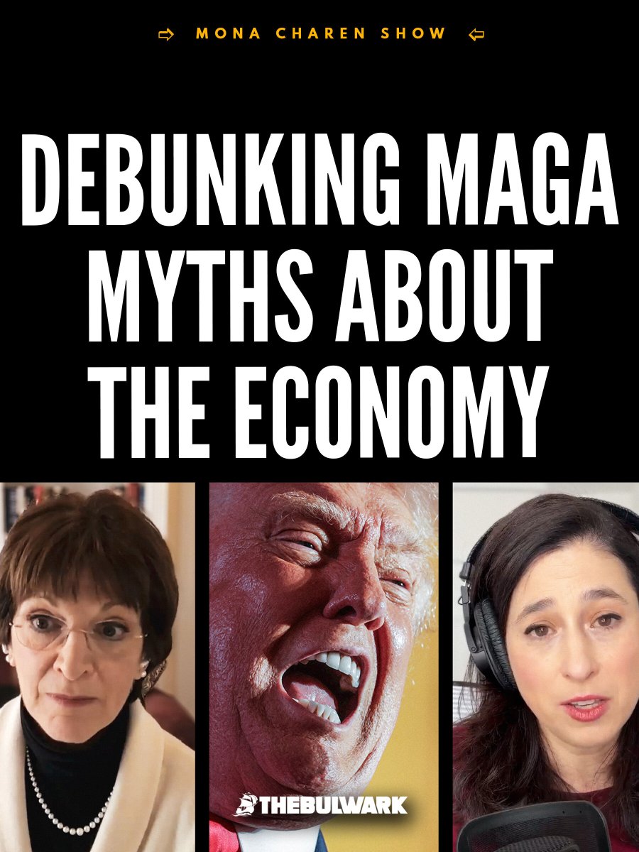 BulwarkOnline's tweet image. The factory revival was always a myth, how tariffs backfired, and why chaos, favoritism, and attacks on rule of law are making the U.S. a riskier place to do business.

@crampell joins @monacharen in the latest episode of The Mona Charen Show: