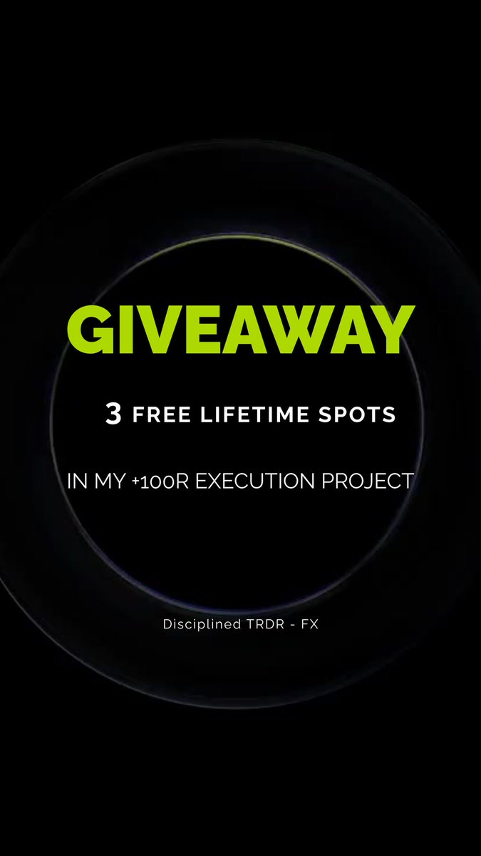DisciplinePat's tweet photo. 🎁 GIVEAWAY — 3 FREE SPOTS

To participate:
1️⃣ Like this post
2️⃣ Repost / RT
3️⃣ Follow me
4️⃣ Tag 3 friends

⏳ Winners: 3 random participants
📆 Selected within 48 hours

Free spots = full access, same conditions as paid members.

Winners will be contacted via DM. https://t.co/OcPGqIaV9T