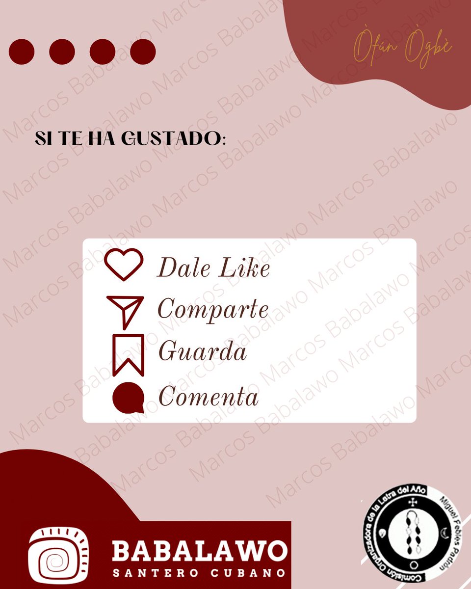 Letra del Año 2026 – Comisión Organizadora Miguel Febles Padrón

La Letra del Año 2026 ya está disponible gracias a la Comisión Organizadora Miguel Febles Padrón. Este mensaje de Ifá nos invita a reflexionar sobre nuestras decisiones, a mantener la serenidad ante los cambios