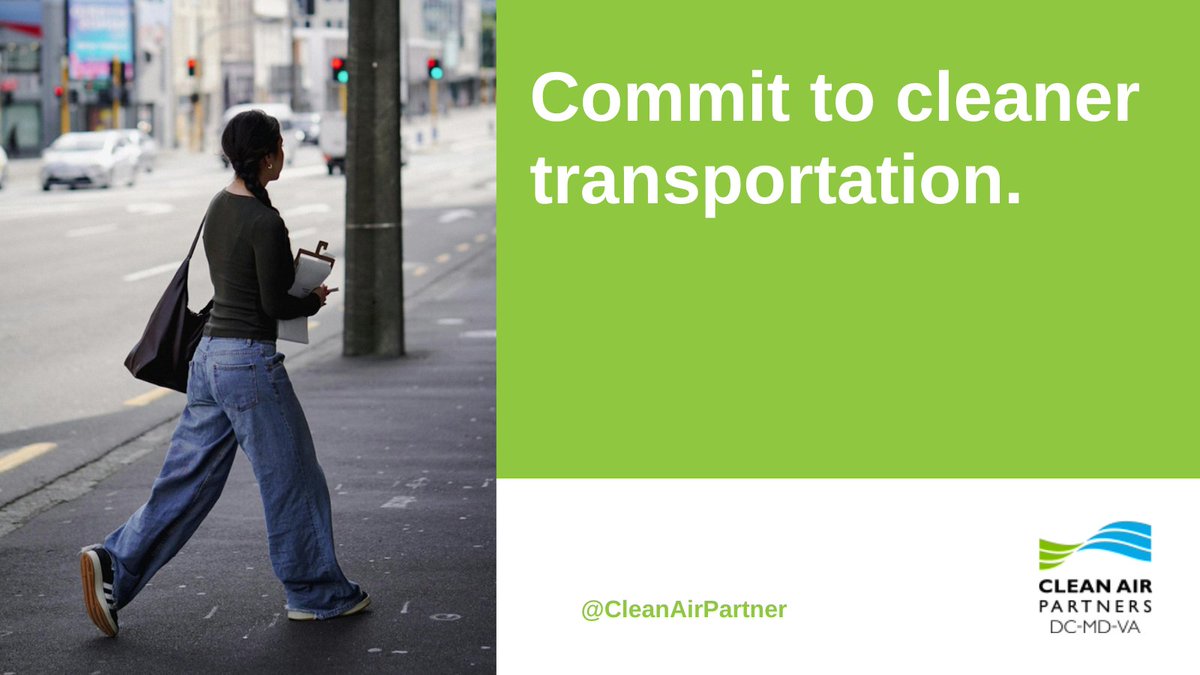 CleanAirPartner's tweet image. Looking for a #NewYearsResolution that you can really feel good about? Commit to cleaner #transportation options like walking, biking, carpooling or taking public transit.🚶🚴🚌🚊 You'll curb your #GreenhouseGas emissions, save money, and maybe even get more fit!