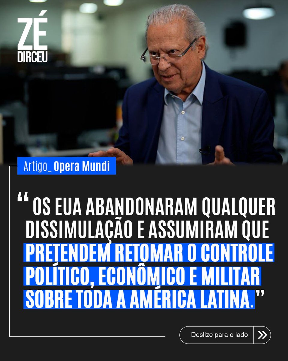 Prefiro os EUA controlando a América Latina do que os narcoterroristas do Foro de São Paulo.