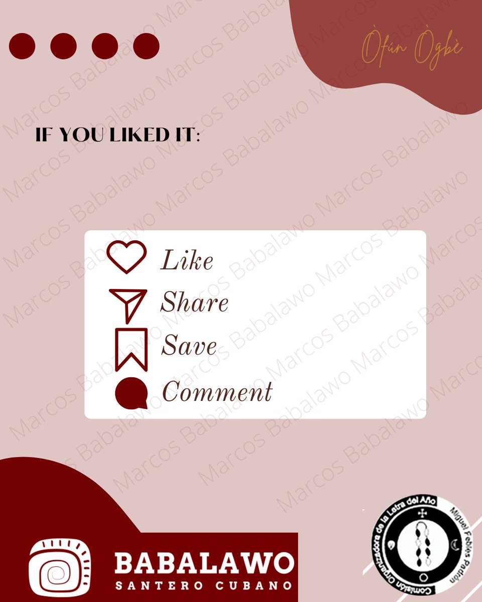 Letter of the Year 2026 – Miguel Febles Padrón Organizing Commission

The Letter of the Year 2026 is now available thanks to the Miguel Febles Padrón Organizing Commission. This message from Ifá invites us to reflect on our decisions, remain calm in the face of change.