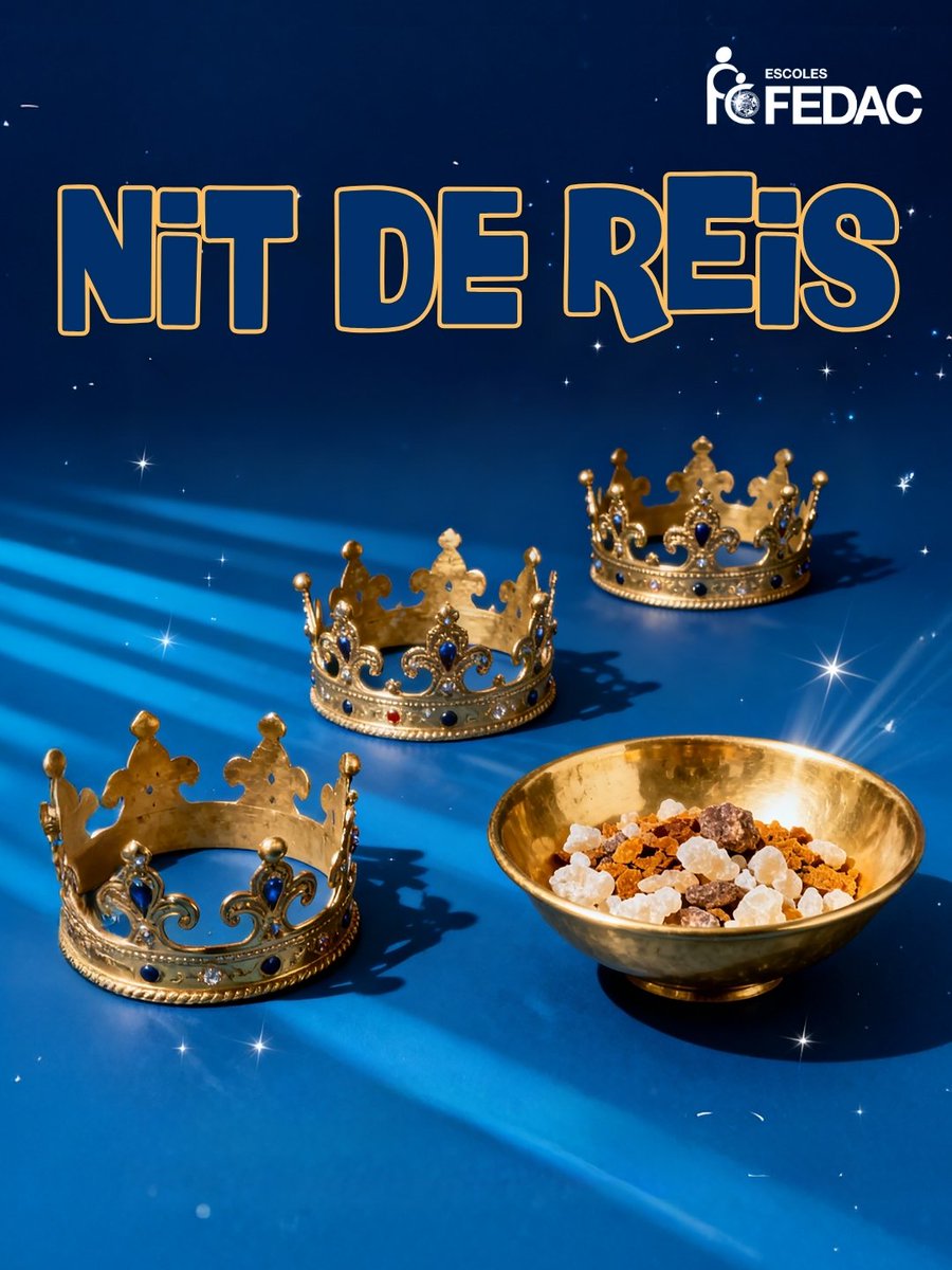 FEDACManresa's tweet photo. Ja teniu nervis? Molt bona Nit de Reis! 👑

✨ Des de les #escolesFEDAC us desitgem màgia i il·lusió.

🤝🌍 Que la màgia d'avui es converteixi en acció demà! Aprofitem-la per implicar-nos en el món amb petits gestos i construir un futur més just. https://t.co/6luyRQpcN9