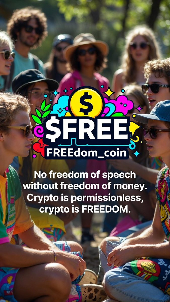 FREEDOM  is the state of being able to act, speak, or think without unnecessary external restraint or coercion, while respecting the same rights of others

FREEDOM is as important as a good health

You cannot be FREE without financial freedom

Only CRYPTO is permissionless money