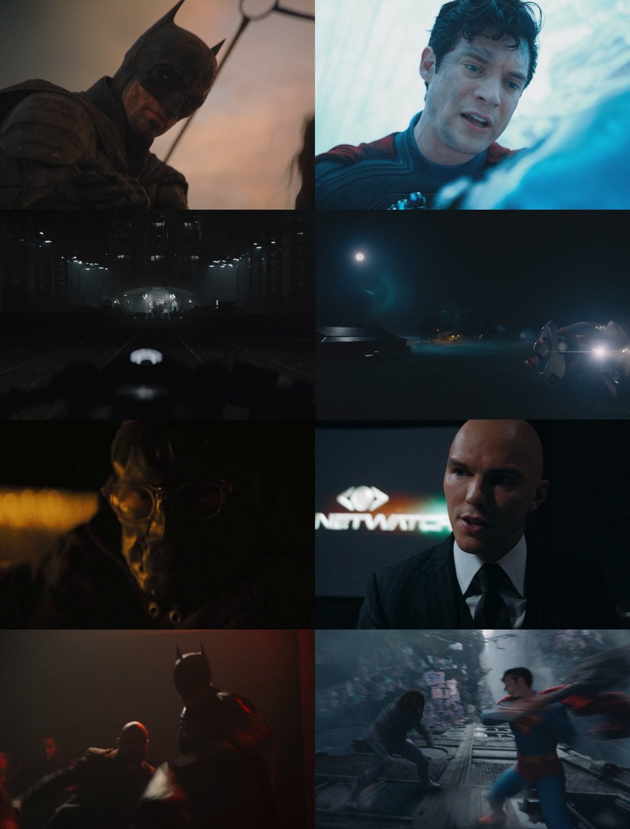 nightswayness's tweet photo. The Batman (2022) / Superman (2025) https://t.co/1KlAsQ0m8H
