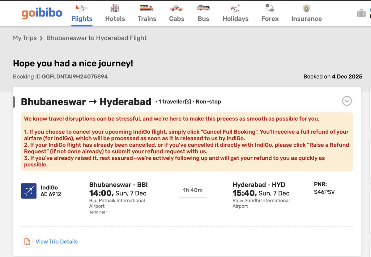 spruha_04's tweet photo. @GoibiboSupport @MoCA_GoI Adding screenshots here for more clarity. It has been stuck with 'Cancellation request raised' status since forever.  Earlier it was showing the refund will be processed on 5th Jan, now it shows 10th Jan.

@GoibiboSupport @Goibibo_Support https://t.co/ENjiKu8wLG