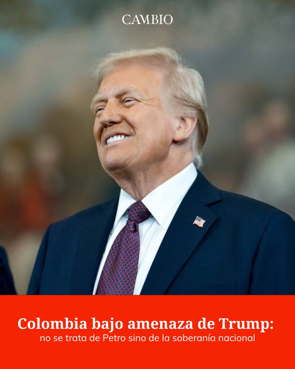 estoescambio's tweet image. La euforia por la salida de Maduro del poder en Venezuela fue efímera. El fin de semana que cambió la historia contemporánea de América Latina, y dejó una señal inquietante: cerró con una amenaza directa de Trump a Gustavo Petro que debería ser rechazada por todos los sectores.…