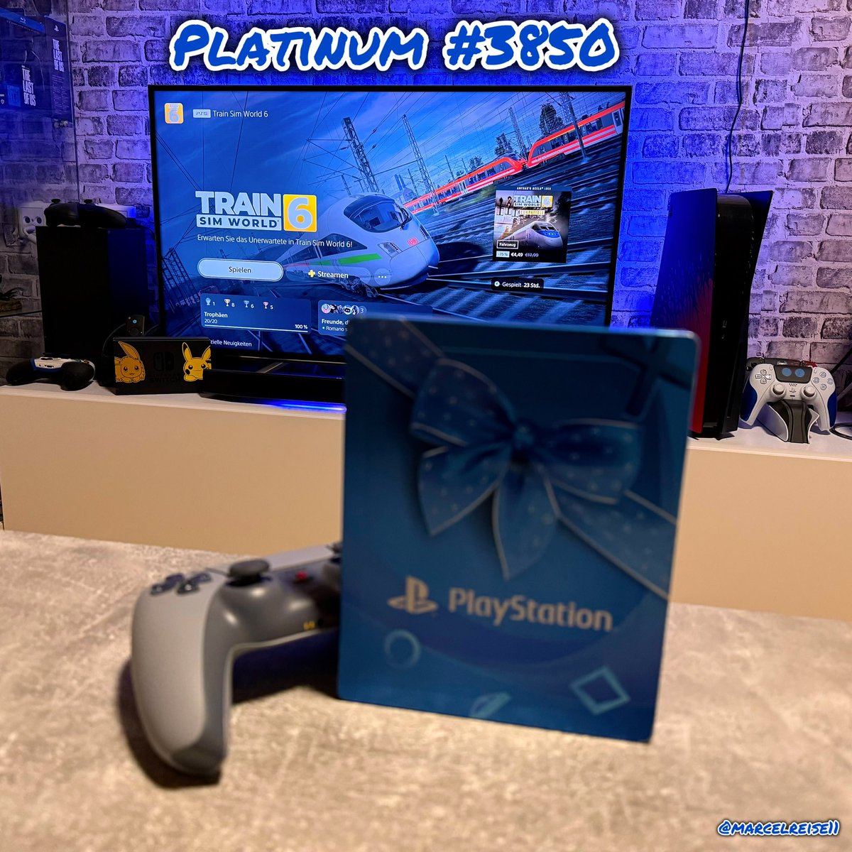 marcelreise11's tweet image. 🏆 New Milestone: #Platinum No. 3850 🏆

Yesterday I platinumed #TSW6 (PS5) by @dovetailgames ☺️

instagram.com/p/DTIyBo7iPSU/

@SilentGhost86 @PSN_Robert2567 @IBadDriverI @Platingamer73 @TrophyN3rd @PlatCat @DerPlatinjunge @Phil_TDZ @Luc0rval