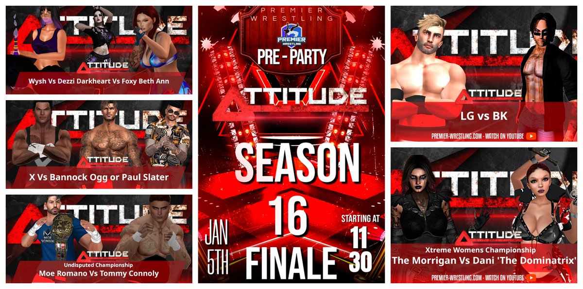 Ɗ-ĠєиєяαϮiσи Ɗєz~Season Finale Already! Amazing matches! Titles on the line! Revenge and Remorse..Respect! Pre-show starts at 11:30! Music, Giveaways, and A Night you will NOT forget!! Let them hear your voices tonight!!! We Don't Break, We Break Through!