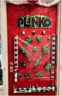 The holidays are over, but we are still congratulating the winners of our 2025 Door Decorating contest. First place went to the Polar Express, although we're pretty sure Santa is not a Michigan fan - he wears Husker red after all!