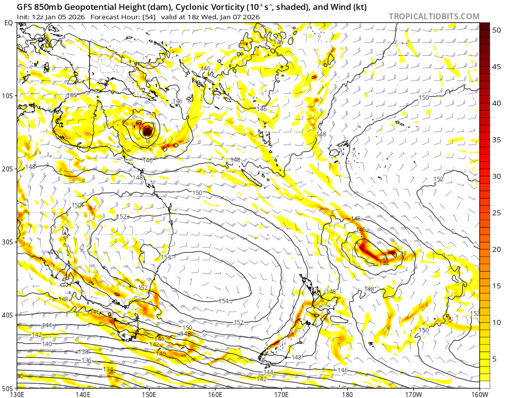 VortixWx's tweet photo. #tropicswx #QLDStorm |
#Australia may have the 1st landfalling tropical cyclone, mainly in #Queensland. A tropical wave is hanging around N 🇦🇺 & this gyre has a bunch of mid-lvl vortices inside it. Similar to the Central American Gyre, this gyre can attempt to drill one of those mid-lvl circulations towards the surface & help spawn a tropical cyclone. This is expected to happen in roughly within 5 days.