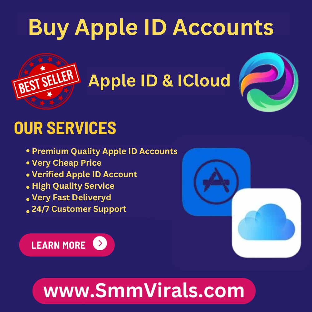 FacebookAds10's tweet photo. Top Tested website to Buy Old Apple ID Accounts (PVA &amp; Bulk)...SmmVirals

#AppleID 
#iCloud 
#AppleMusic

https://t.co/cy79OqFsZS https://t.co/bb7jlZPGtT